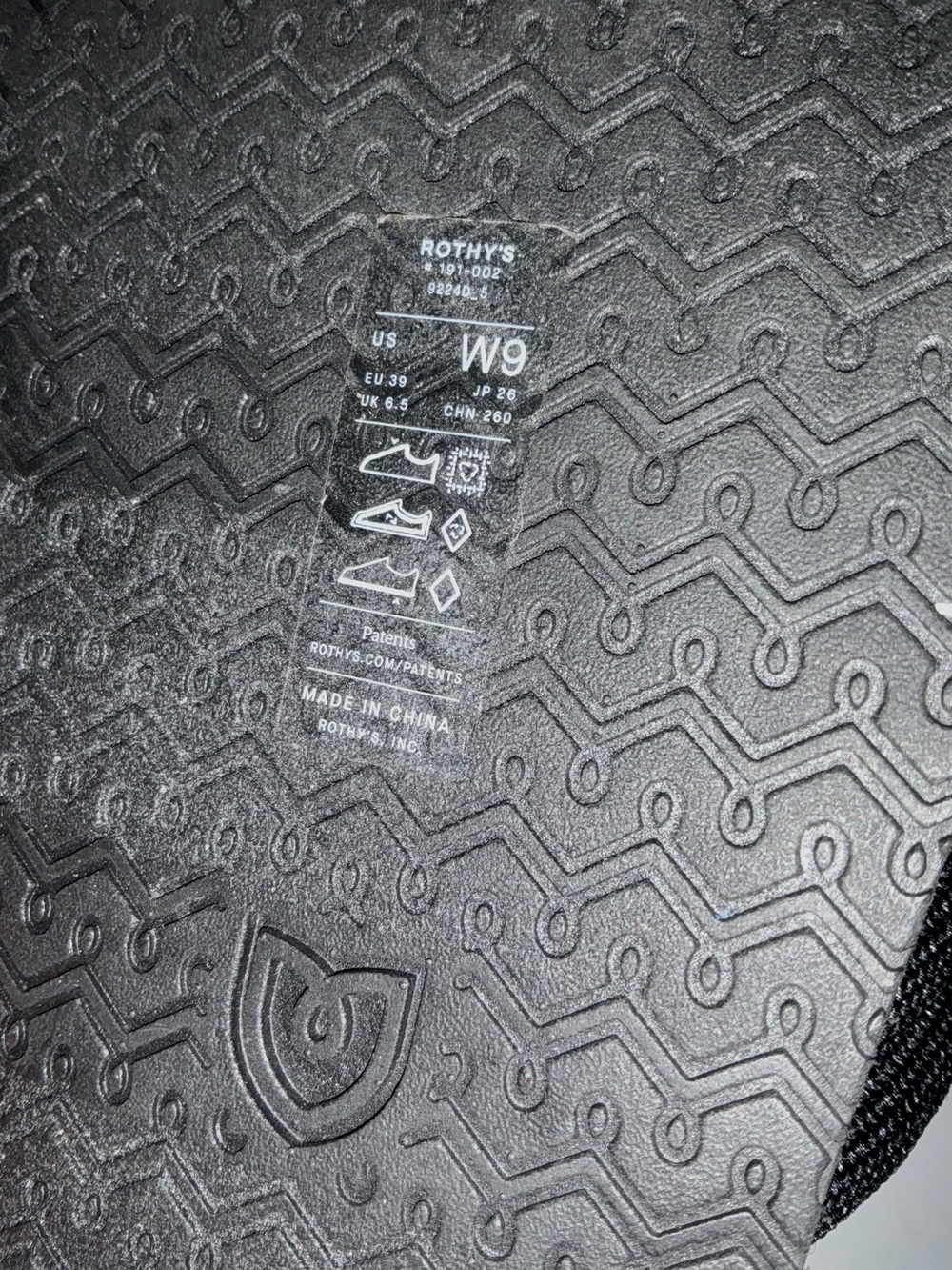 ROTHY’S, Women’s Black Knotted Summer Sandals, Size 9, NWOB - Picture 12 of 14